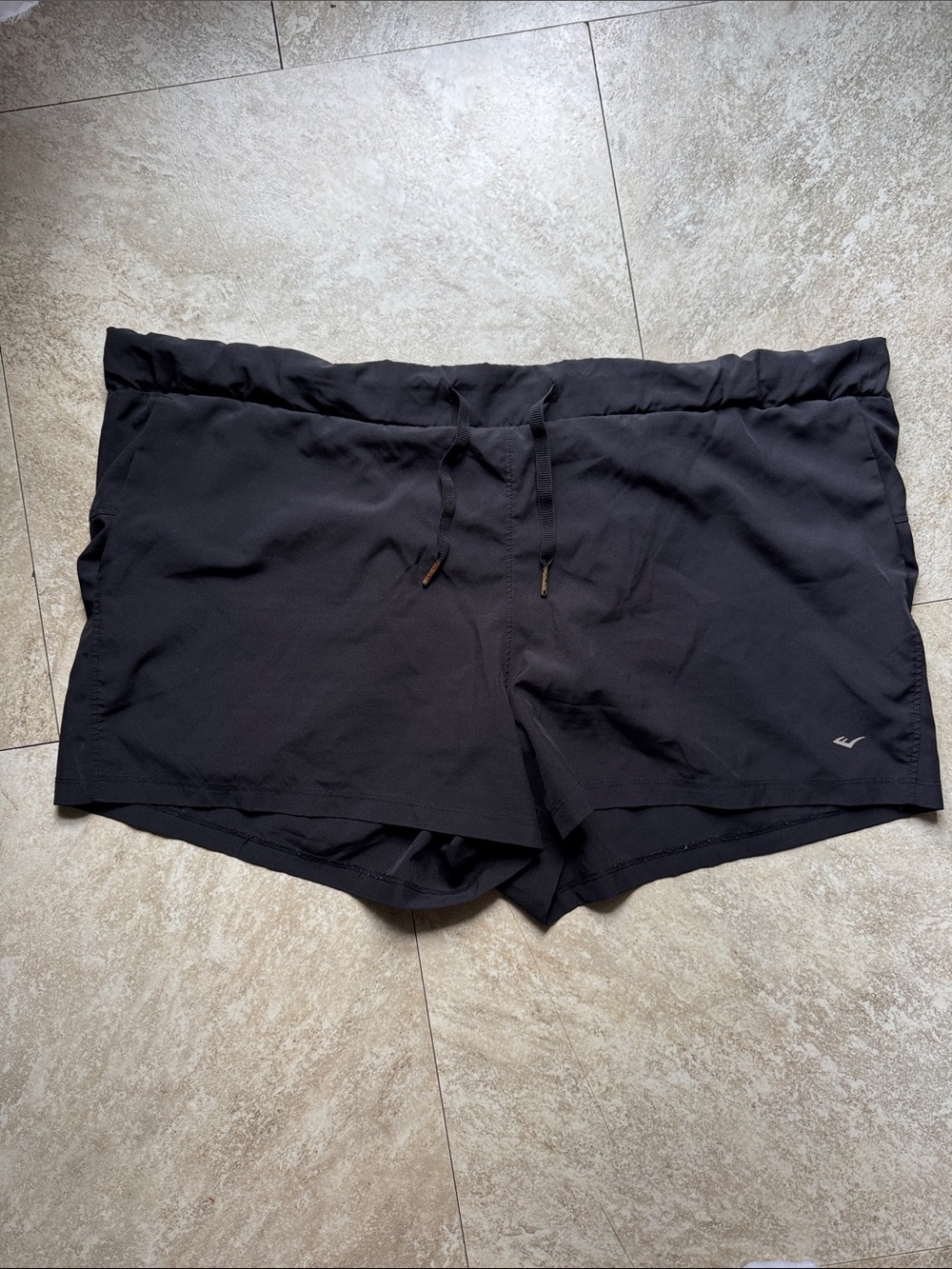Everlast Women's Black Drawstring Athletic Shorts